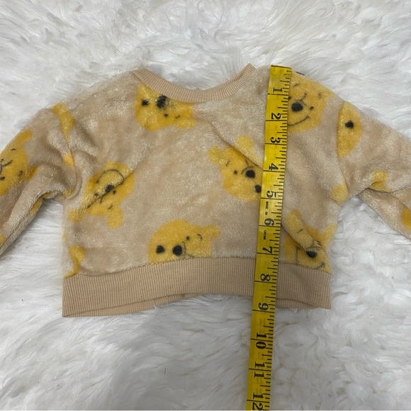 DISNEY BABY BROWN GOLD PULLOVER WINNIE THE POOH SWEATER - Picture 5 of 6